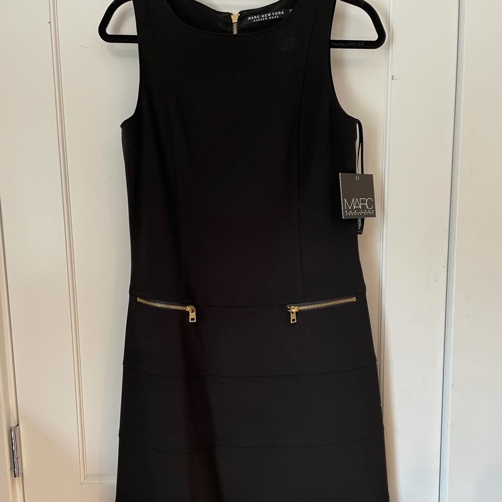 Andrew Marc Pencil Work Dress Sleeveless
